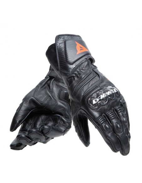 GUANTE DAINESE CARBON 4 LONG LEATHER NEGRO