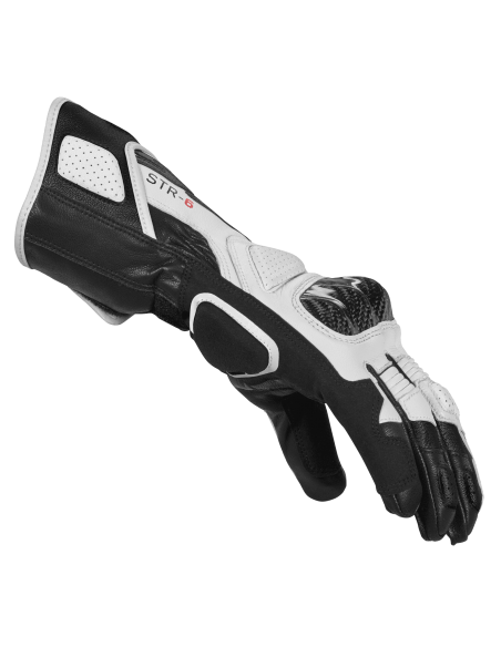 GUANTE SPIDI STR-6 NEGRO BLANCO
