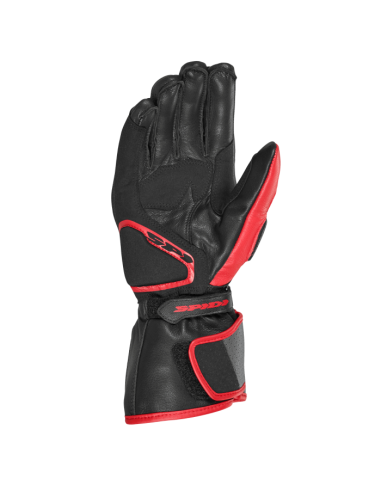GUANTE SPIDI STR-6 BLANCO NEGRO ROJO