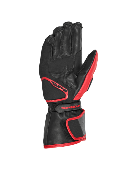 GUANTE SPIDI STR-6 BLANCO NEGRO ROJO