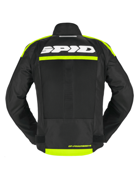 CAZADORA SPIDI PROGRESSIVE NET WINDOUT NEGRA AMARILLO FLUOR