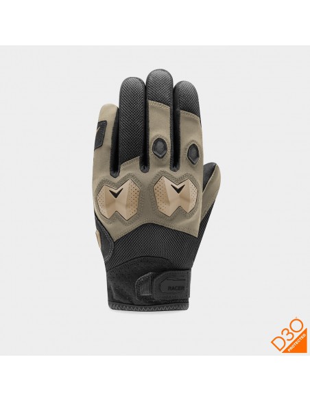 GUANTE RACER BLOCKS NEGRO-ARENA