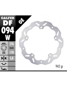 DISCO FRENO WAVE FIXED 276X5.8MM DF094W