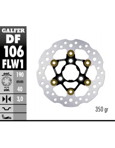 DISCO FRENO WAVE FLOATING RACING 190X3MM DF106FLW1