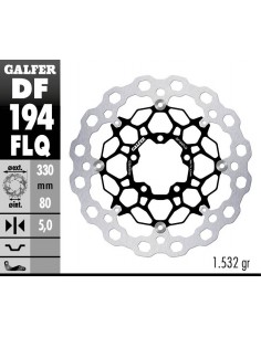 DISCO FRENO CUBIQ FLOATING (C. STEEL) 330X5MM DF194FLQ