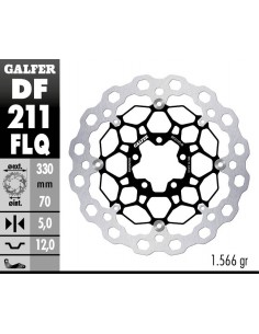 DISCO FRENO CUBIQ FLOATING (C. STEEL) 330X5MM DF211FLQ