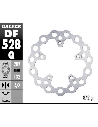 CUBIQ DISCO FRENO FIXED 282X5MM DF528Q
