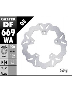 DISCO FRENO WAVE FIXED 220X5MM DF669WA