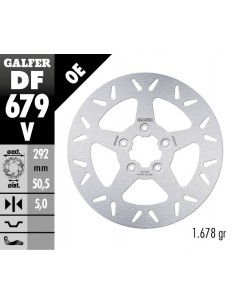 DISCO FRENO REDONDO FIJO 292X5MM DF679V