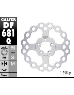 DISCO FRENO CUBIQ FIXED 292X6.4MM DF681Q