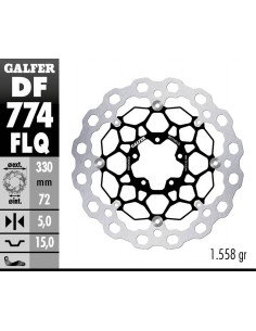 DISCO FRENO CUBIQ FLOATING (C. STEEL) 330X5MM DF774FLQ