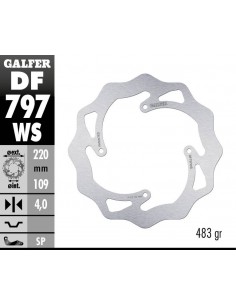 DISCO FRENO WAVE FIXED OVERSIZE 220X4MM DF797WS