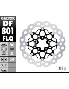 DISCO FRENO CUBIQ FLOATING (C. STEEL) 300X5MM DF801FLQ