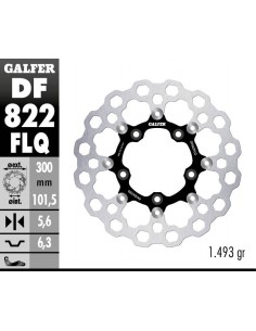 DISCO FRENO CUBIQ FLOATING (C. STEEL) 300X5.6MM DF822FLQ