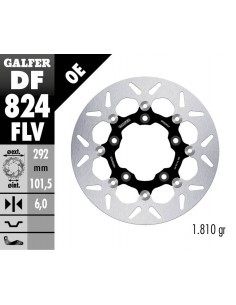 DISCO FRENO REDONDO FLOATING (C. STEEL) 292X5,6MM DF824FLV