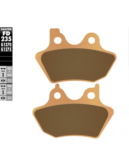 PASTILLA FRENO SINTERIZADA SPORT FD235G1375