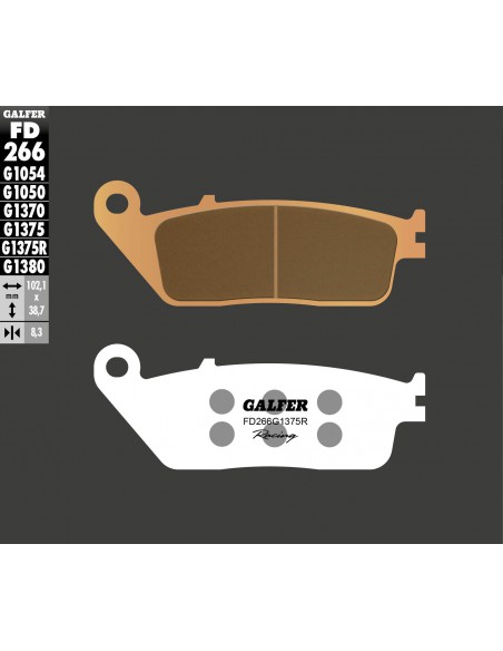 PASTILLA FRENO SINTERIZADA RACING FD266G1375R