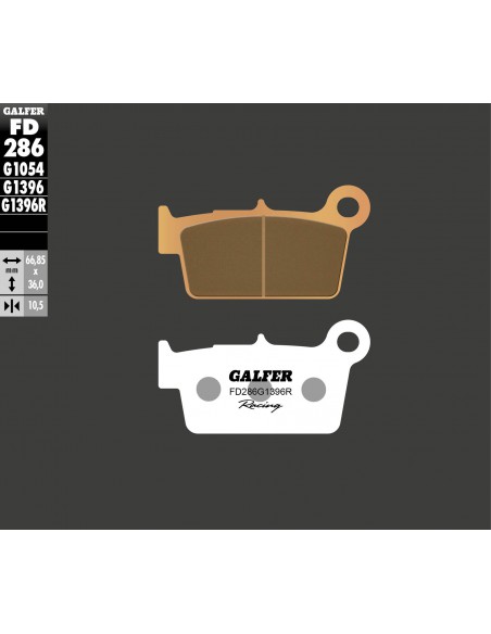 PASTILLA FRENO SINTERIZADA RACING OFF-ROAD FD286G1396R PASTILLA FRENO SINTERIZADA RACING OFF-ROAD FD286G1396R