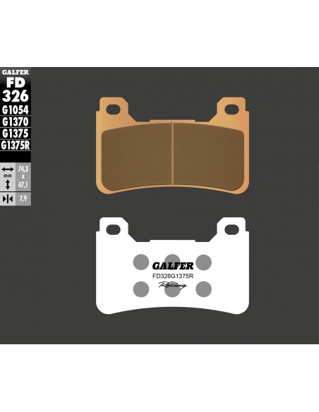PASTILLA FRENO SINTERIZADA RACING FD326G1375R