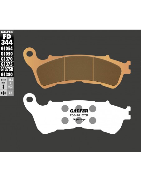 PASTILLA FRENO SINTERIZADA RACING FD344G1375R
