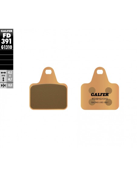 PASTILLA FRENO SINTERIZADA RACING FD391G1310