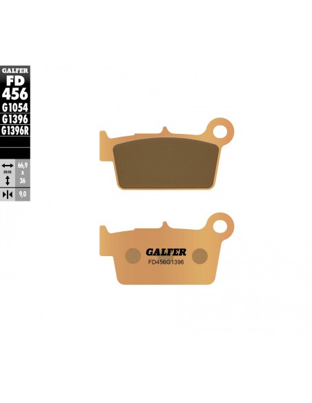 PASTILLA FRENO SINTERIZADA FD456G1396