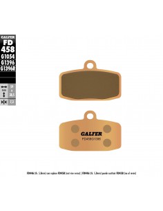 PASTILLA FRENO SINTERIZADA OFF-ROAD FD458G1396