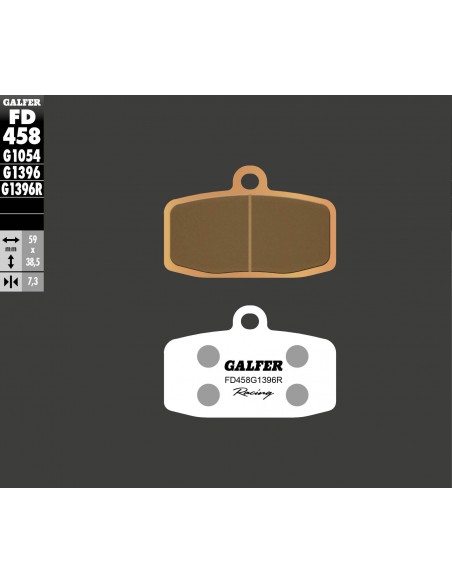 PASTILLA FRENO SINTERIZADA OFF-ROAD FD458G1396