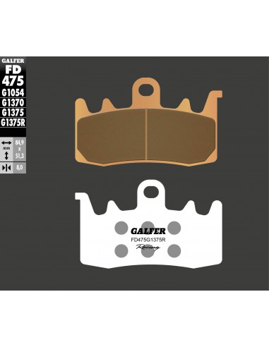 PASTILLA FRENO SINTERIZADA RACING FD475G1375R