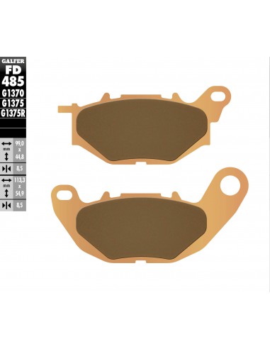 PASTILLA FRENO SINTERIZADA SPORT FD485G1375