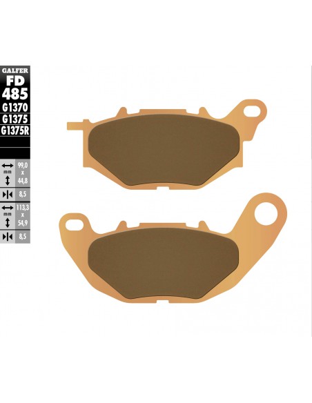 PASTILLA FRENO SINTERIZADA SPORT FD485G1375