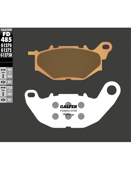 PASTILLA FRENO SINTERIZADA SPORT FD485G1375