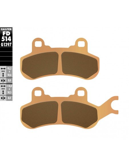 PASTILLA FRENO SINTERIZADA OFF-ROAD FD514G1397 PASTILLA FRENO SINTERIZADA OFF-ROAD FD514G1397