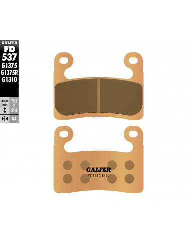 PASTILLA FRENO SINTERIZADA RACING FD537G1310