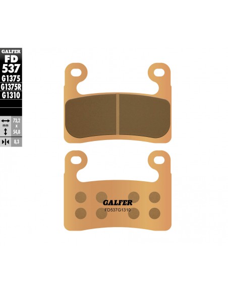 PASTILLA FRENO SINTERIZADA RACING FD537G1310